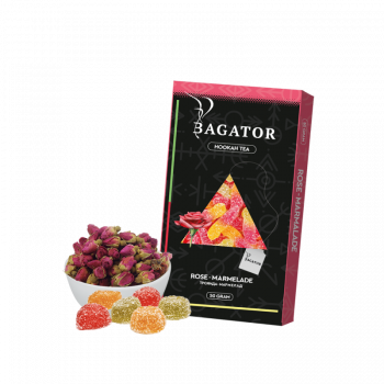 Кальянная чайная смесь Bagator Hookah Tea Rose Marmalade (Роза Мармелад, 50 г)