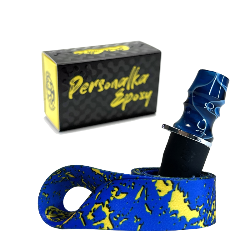 Персональный мундштук Personalka Epoxy Sakura (Синий)