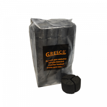 Ореховый уголь для кальяна Gresco Kaloud (1 кг, 72 шт, сегмент, без коробки)