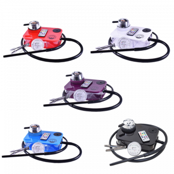 Кальян Yahya Capsule Violet (фиолетовый, полный комплект)