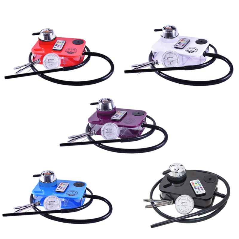 Кальян Yahya Capsule Violet (фиолетовый, полный комплект)