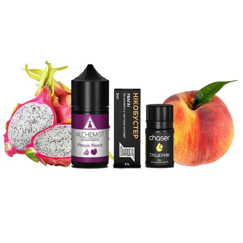 Набор для самозамеса Alchemist Salt Pitaya Peach (Питайя Персик, 50 мг, 30 мл)