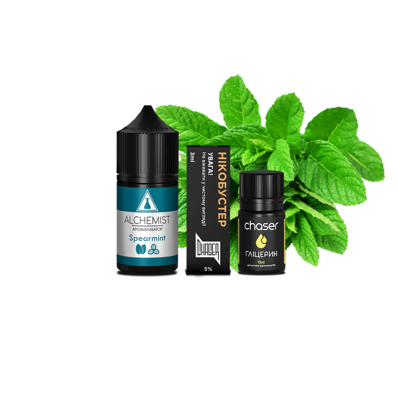 Набор для самозамеса Alchemist Salt Spearmint (Мята, 50 мг, 30 мл)