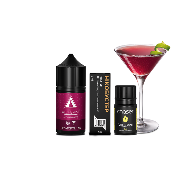 Набор для самозамеса Alchemist Salt FL Cosmopolitan (Космополитан, 50 мг, 30 мл)