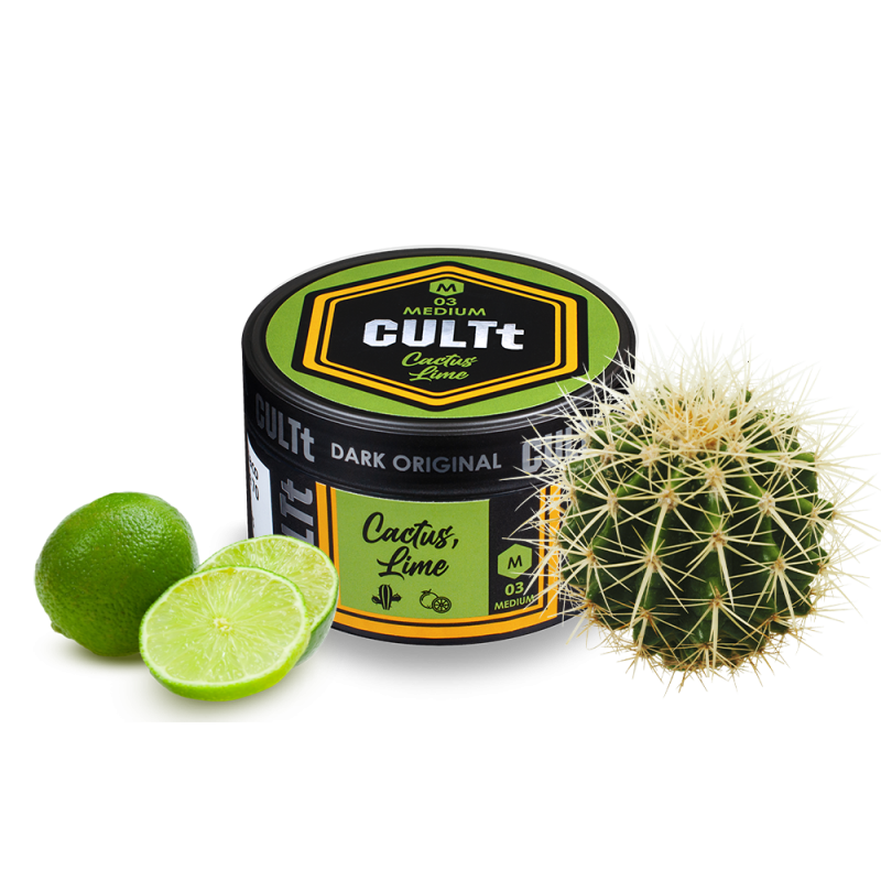 Табак CULTt Medium M3 Cactus Lime (Кактус Лайм, 100 г)