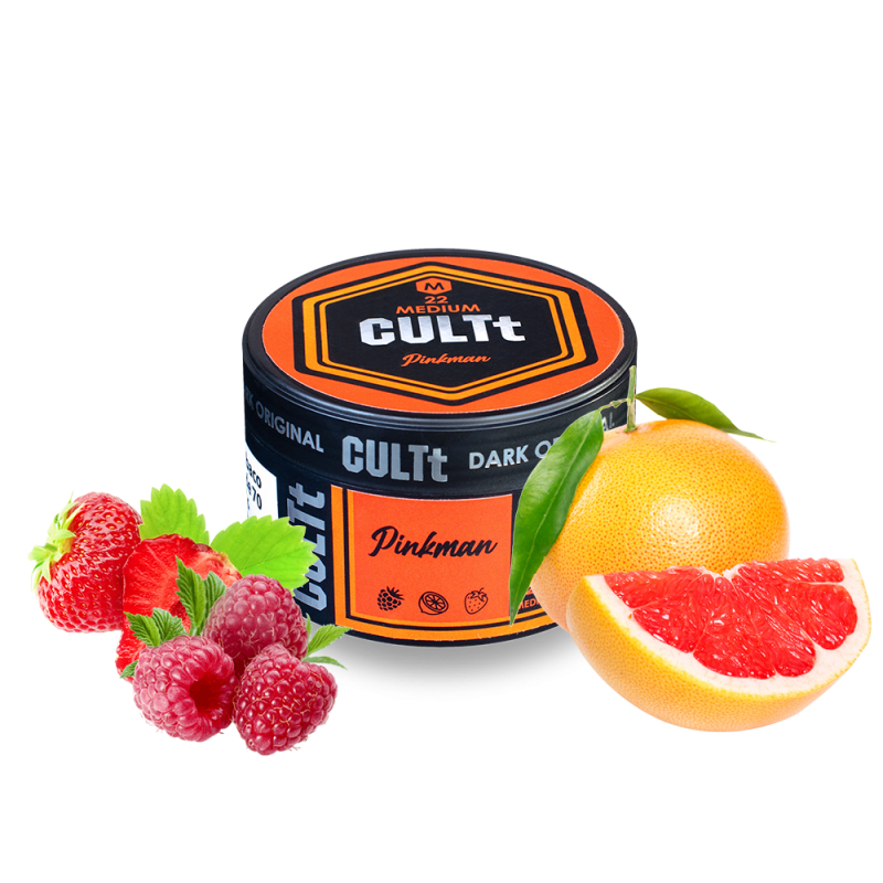 Табак CULTt Medium M22 Pinkman (Клубника Грейпфрут Малина, 100 г)