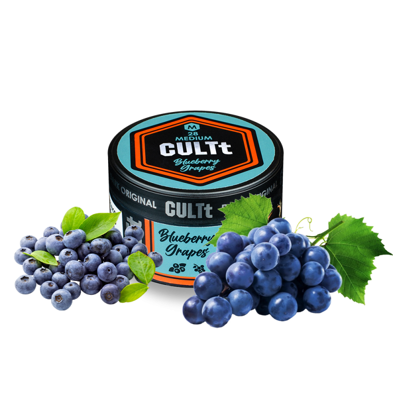 Табак CULTt Medium M28 Blueberry Grapes (Черника Виноград, 100 г)