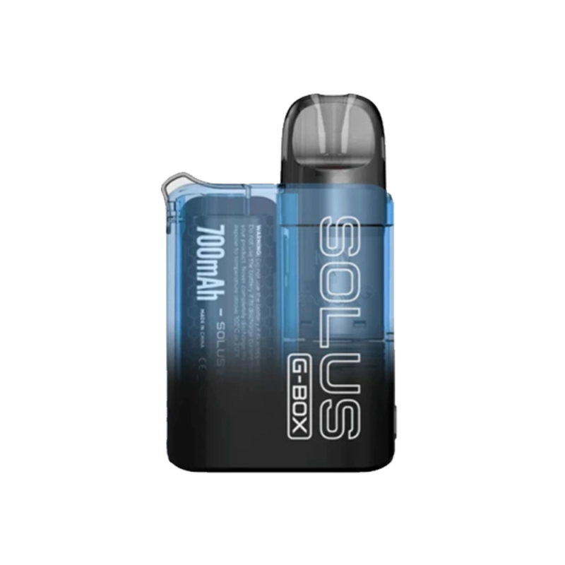 Smok Solus G-Box Kit 700 Transparent Blue (Синий, с картриджем) Многоразовый POD