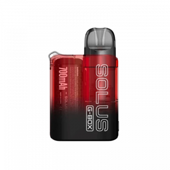 Smok Solus G-Box Kit 700 Transparent Red (Красный, с картриджем) Многоразовый POD