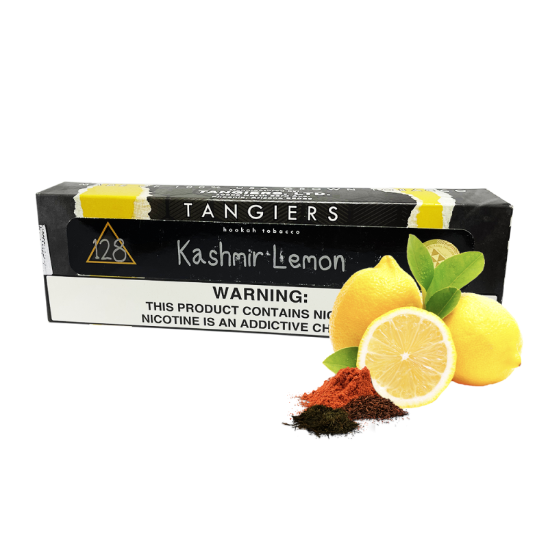 Табак Tangiers Noir №128 Kashmir Lemon (Кашмир Лимон, 250 г) Чёрная упаковка