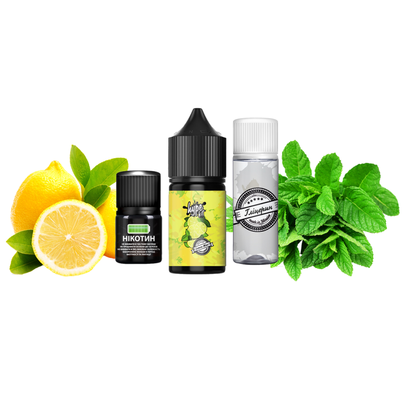 Набор для самозамеса Hype Kit Lemon Mint (Лимон Мята, 50 мг, 30 мл)