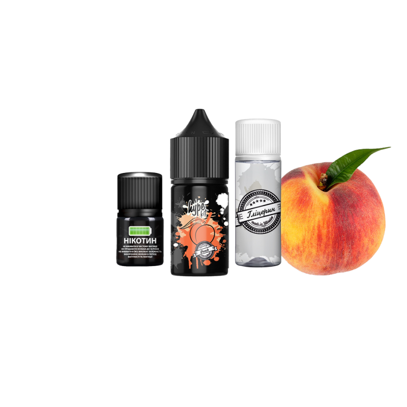Набор для самозамеса Hype Kit Peach (Персик, 50 мг, 30 мл)