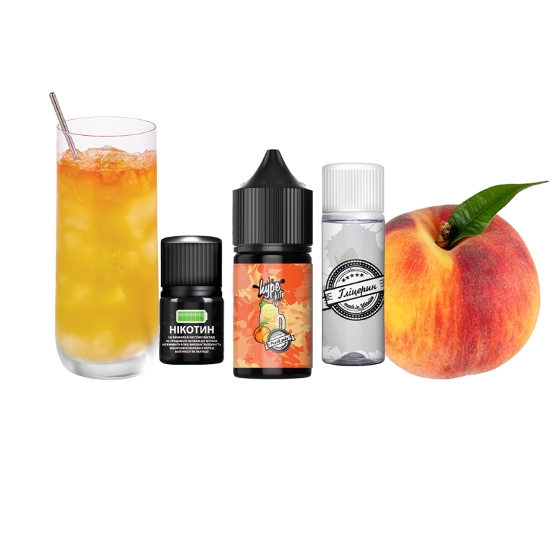 Набор для самозамеса Hype Kit Peach Soda (Персиковая Содовая, 50 мг, 30 мл)