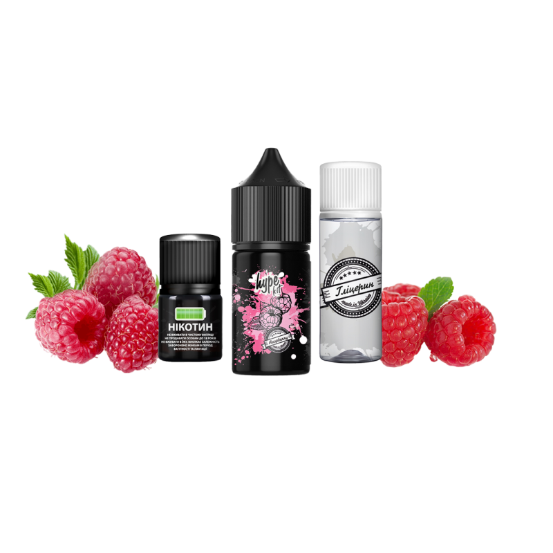 Набор для самозамеса Hype Kit Raspberry (Малина, 50 мг, 30 мл)