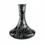 Колба для кальяна Craft Silver Splash (Чёрный, серебристые разводы) 