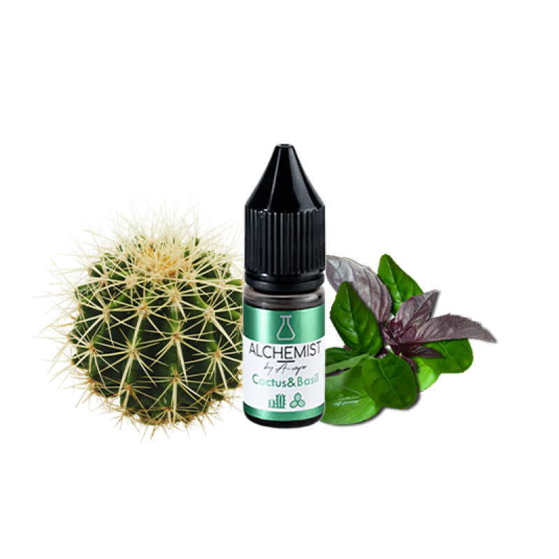 Жидкость Alchemist Salt Cactus Basil (Кактус Базилик, 35 мг, 10 мл)