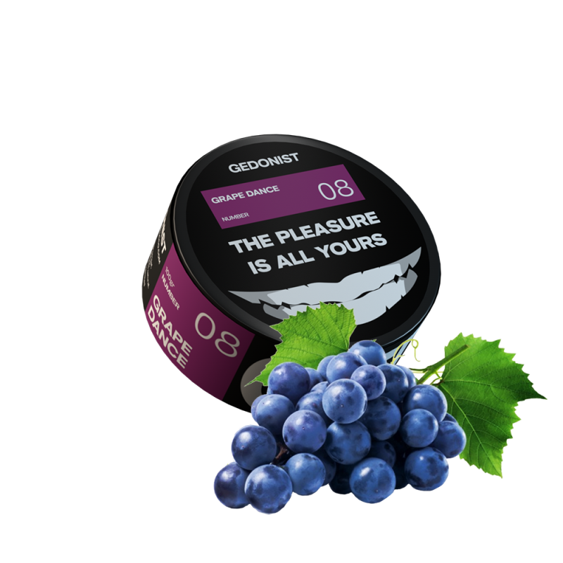 Табак Gedonist №08 Grape Dance (Виноград, 100 г)
