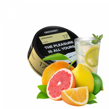 Табак Gedonist №17 Lemonardo (Цитрусовый Лимонад, 100 г)