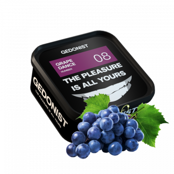 Табак Gedonist №08 Grape Dance (Виноград, 200 г)