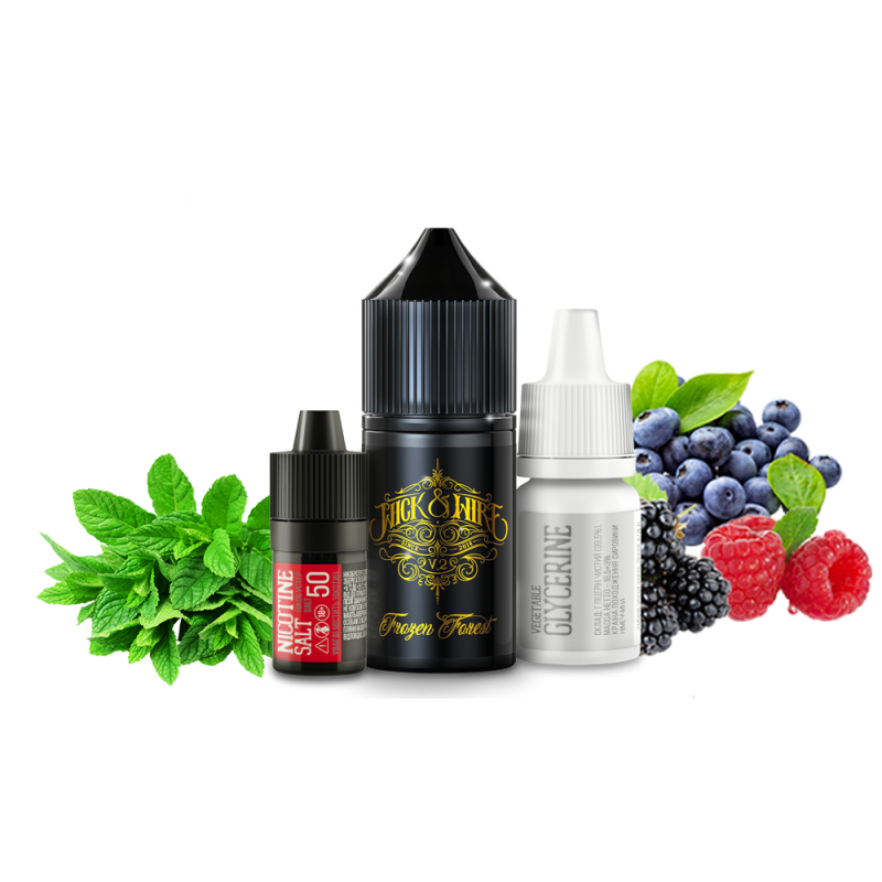 Набор для самозамеса Wick&Wire salt Frozen Forest V2 (Фроузен форест, 50 мг, 30 мл)