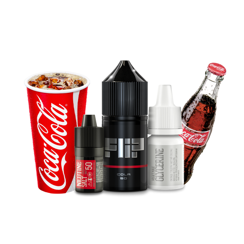 Набор для самозамеса Flip salt Cola (Кола, 50 мг, 30 мл)