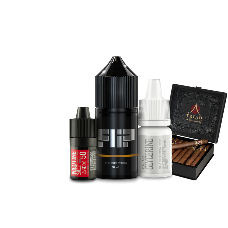 Набор для самозамеса Flip salt Tobacco (Табак, 50 мг, 30 мл)