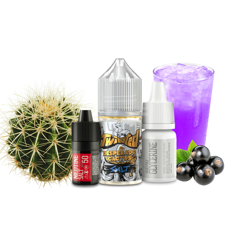 Набор для самозамеса Twisted salt Desperado Cactus (Десперадо Кактус, 50 мг, 30 мл)