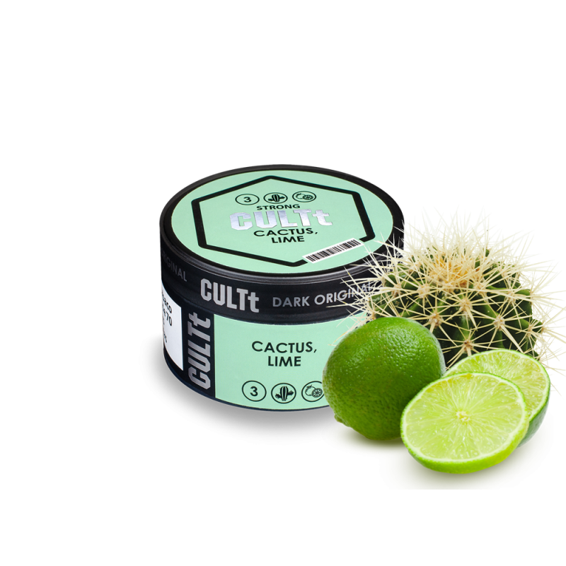 Табак CULTt Strong DS03 Cactus Lime (кактус, лайм, 100 г)
