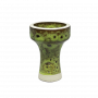 Глиняная чаша GrynBowls Killer Green Brown (Зелёный Коричневый)