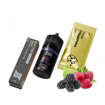 Набор для самозамеса Chaser Black Blackberry Sour Raspberry Ultra (Ежевика Кислая Малина, 50 мг, 30 мл)
