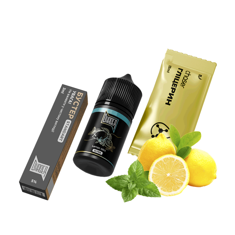 Набор для самозамеса Chaser Black Lemon Mint Ultra (Лимон Мята, 50 мг, 30 мл)