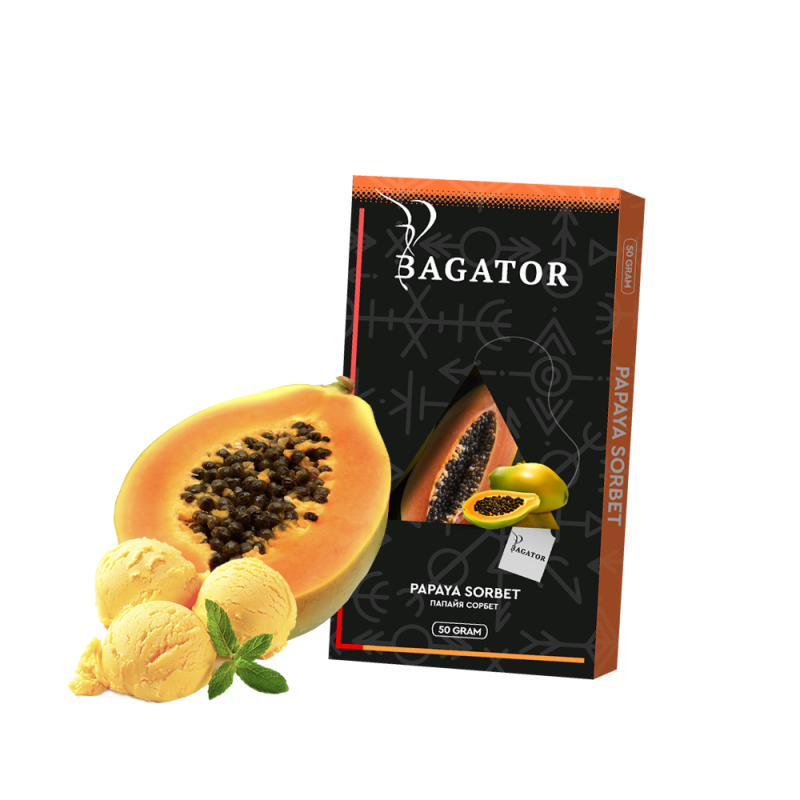 Кальянная чайная смесь Bagator Hookah Tea Papaya Sorbet (Папайя Сорбет, 50 г)