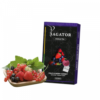 Кальянная чайная смесь Bagator Hookah Tea Fruit Berry Sorbet (Фруктово-ягодный сорбет, 50 г)