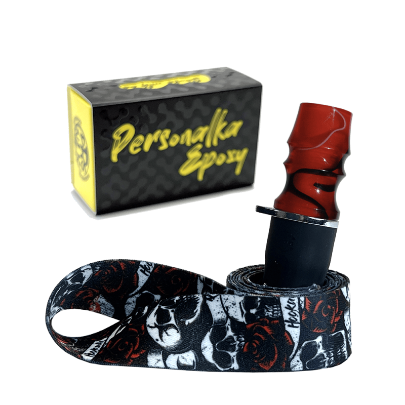 Персональный мундштук Personalka Epoxy Sakura v2 (Красный)