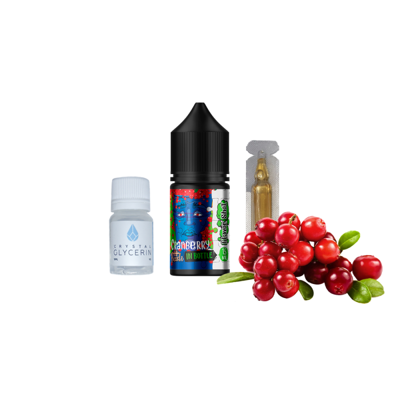 Набор для самозамеса In Bottle Puzzle Cranberry (Клюква, 50 мг, 30 мл)