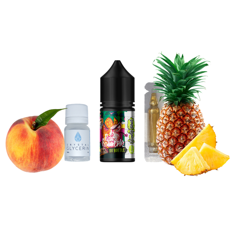 Набор для самозамеса In Bottle Puzzle Pineapple Peach (Ананас Персик, 50 мг, 30 мл)