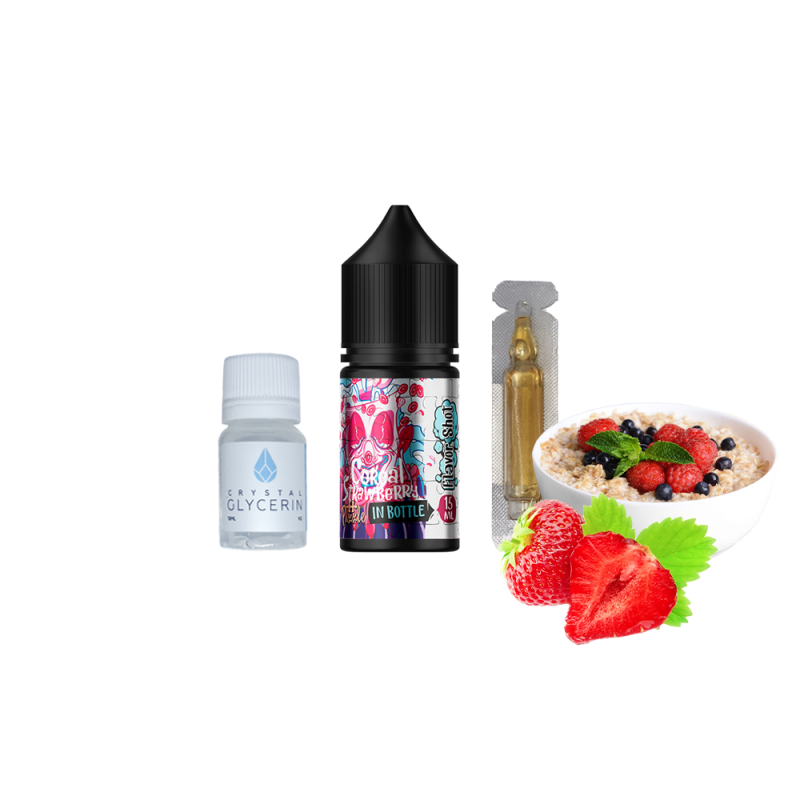 Набор для самозамеса In Bottle Puzzle Strawberry Cereal (Клубничные хлопья, 50 мг, 30 мл)