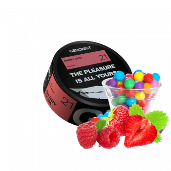 Табак Gedonist №21 Barby Gum (Клубнично-малиновая жвачка, 100 г)