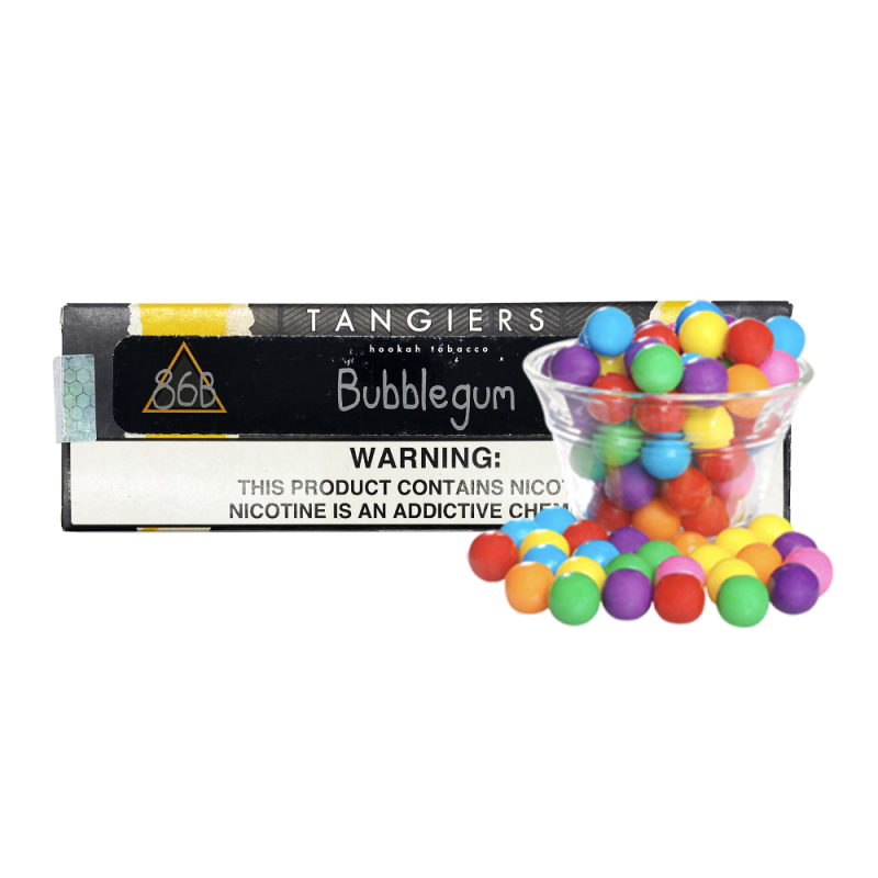 Табак Tangiers Noir №86В Bubblegum (Баблгам, 250 г) Чёрная упаковка