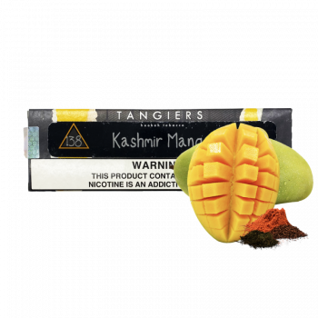 Табак Tangiers Noir №138 Kashmir Mango (Кашмир Манго, 250 г) Чёрная упаковка