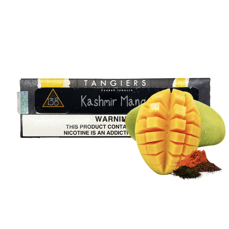 Табак Tangiers Noir №138 Kashmir Mango (Кашмир Манго, 250 г) Чёрная упаковка