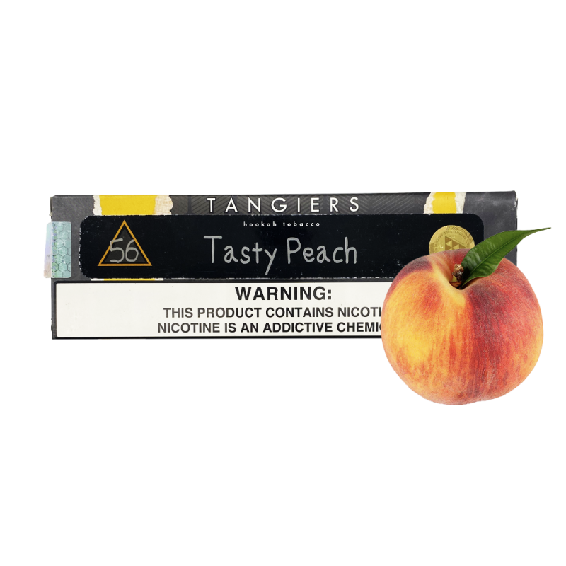 Табак Tangiers Noir №56 Tasty Peach (Тейсти Пич, 250 г) Чёрная упаковка
