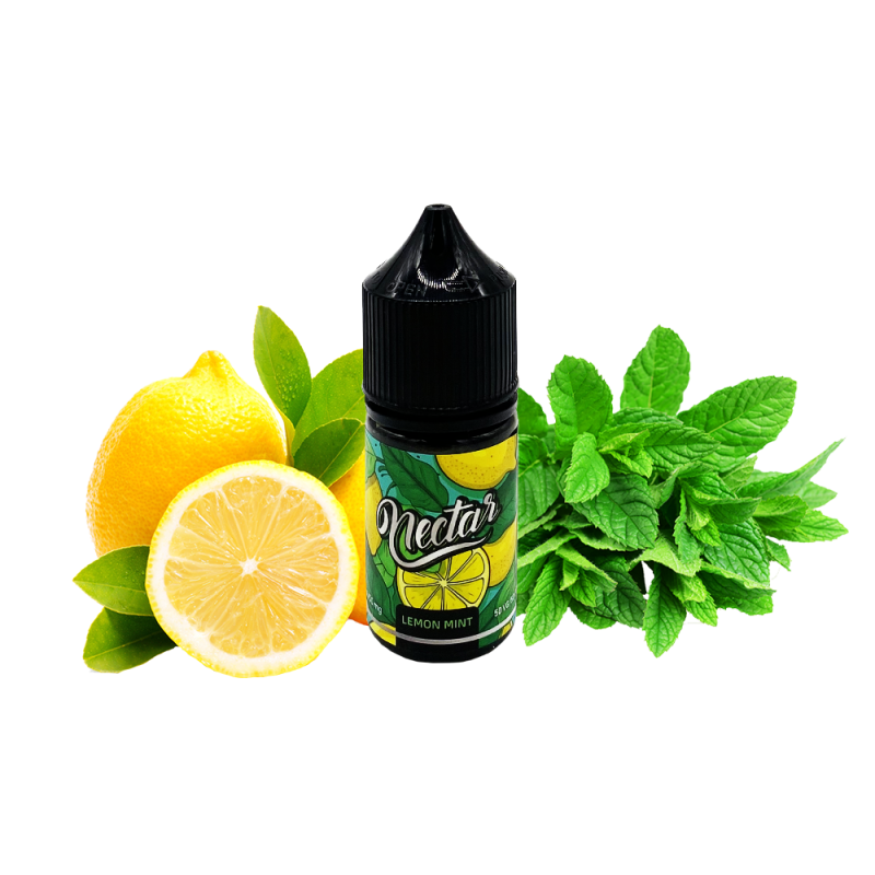 Жидкость Nectar Lemon mint (Лимон Мята, 50 мг, 30 мл)