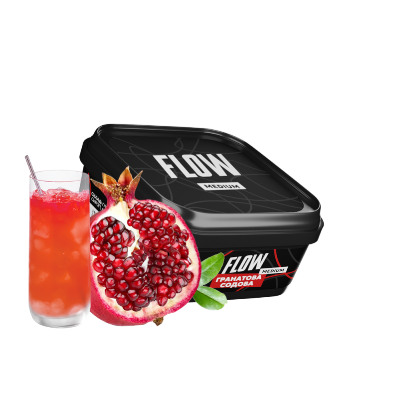 Табак Flow Гранатовая Содовая (250 г)