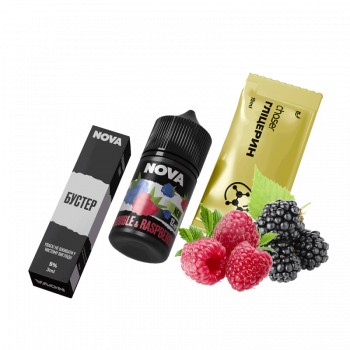 Набор для самозамеса Chaser Nova Double&Raspberry (Дабл Распберри, 50 мг, 30 мл)