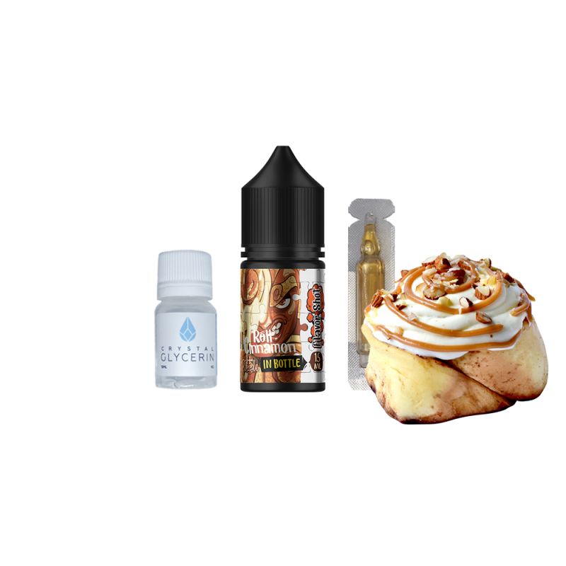 Набор для самозамеса In Bottle Salt Cinnamon Roll (Булочка с корицей, 50 мг, 30 мл)