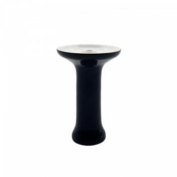 Глиняная чаша 2x2Hookah Phunnel Black And White (Черно-белый)
