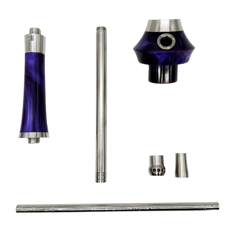 Кальян Totem Hookah Monolit Optima Space Black (чёрный, базовый комплект)