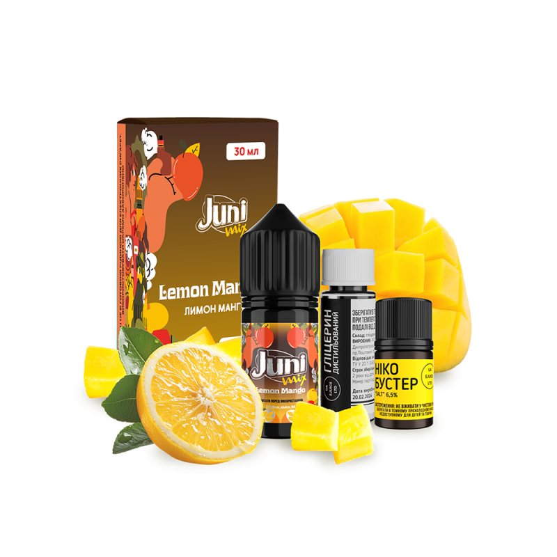 Набор для самозамеса Juni Mix Lemon Mango (Лимон Манго, 50 мг, 30 мл)