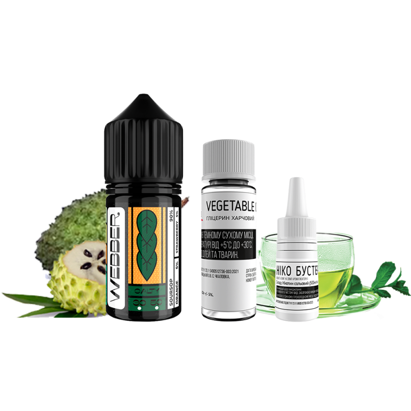 Набор для самозамеса Webber SourSop Tea (Чай Саусеп, 50 мг, 30 мл)